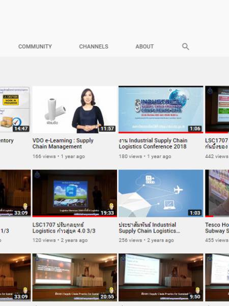 Logistics&SC แนะนำ Youtube กองโลจิสติกส์ กรมส่งเสริมอุตสาหกรรม (DIP-Logistics-Youtube)