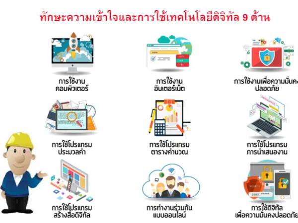  Digital Literacy  ทักษะด้านดิจิทัลของข้าราชการและบุคลากรภาครัฐ รวมข้อมูล
