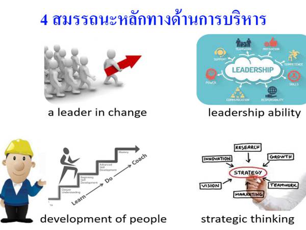 สมรรถนะ หลักทางด้านการบริหาร 4 สมรรถนะ