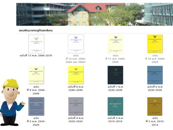 plan1-13   แผนพัฒนาเศรษฐกิจและสังคมแห่งชาติ 1-13 สรุปรวมข้อมูล