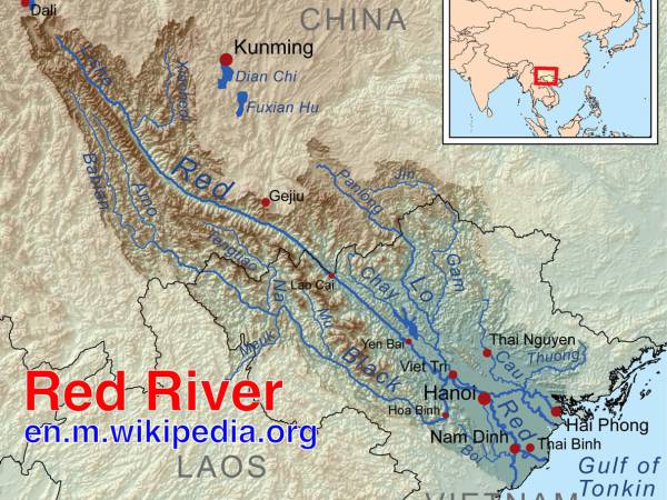 Nares เวียดนาม เที่ยวเดียนเบียนฟู ซาปา ประสานักธรณีฯ (2) รอยเลื่อนแม่น้ำแดง