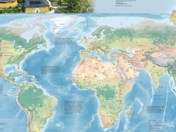  แหล่งมรดกโลก  แผนที่ (World Heritage Map)