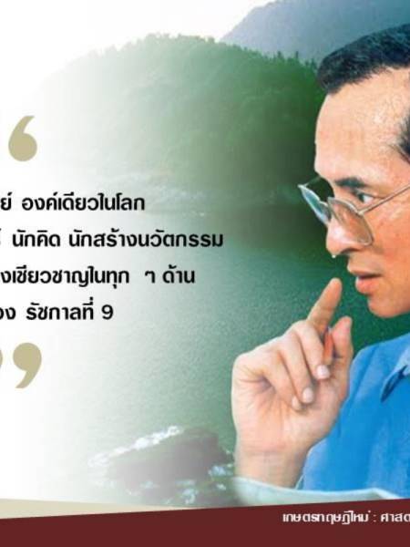 king รวมวีดีโอ สื่อกสิกรรมธรรมชาติ จากคำเตือนของพ่อ