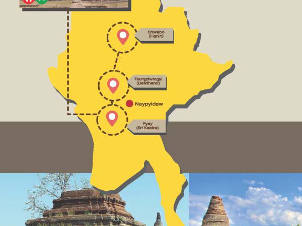 แหล่งมรดกโลก เอเชียตะวันออกเฉียงใต้ เมียนม่าร์ 2019/2562 พุกาม (Bagan)