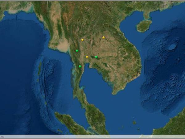 แหล่งมรดกโลก เอเชียตะวันออกเฉียงใต้ ไทย บัญชีรายชื่อเบื้องต้น (Tentative List) ของไทย