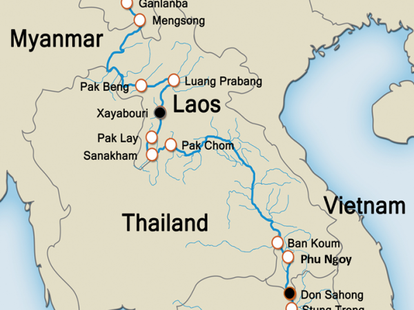 เที่ยว รอบโลก  ลุ่มแม่น้ำโขง  รวมเขื่อนที่มีในแม่น้ำโขง