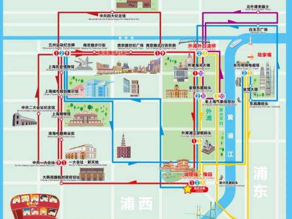 เที่ยวจีน เซี่ยงไฮ้ Bus Shanghai City Sightseeing