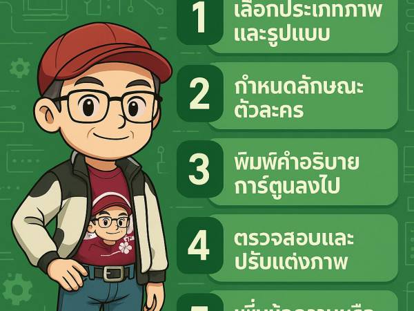 toon ขั้นตอนสำคัญในการใช้ AI เพื่อสร้าง Infographic