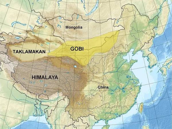 เที่ยวจีน  ทะเลทรายโกบี (Gobi Desert)