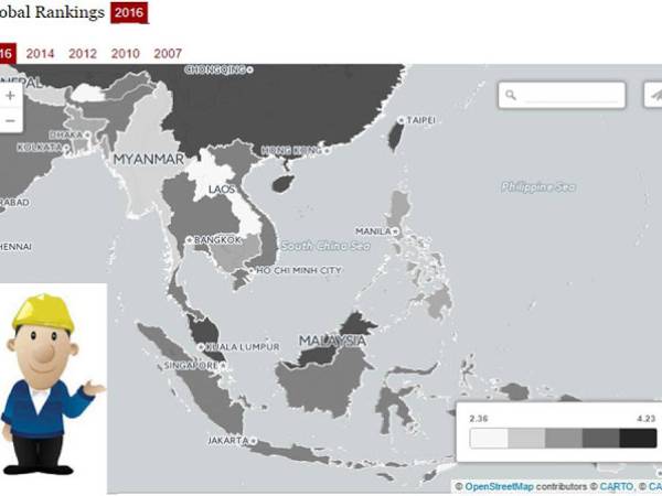 lpi ดัชนีวัดความสามารถด้านโลจิสติกส์ (LPI) กลุ่มประเทศอาเซียน ปี 2016