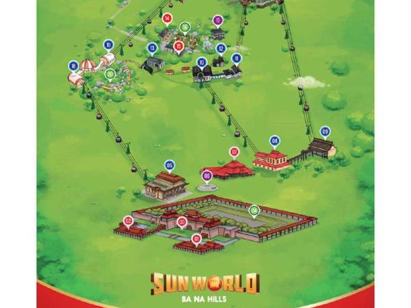 เที่ยวเวียดนาม ดานัง บาน่าฮิวล์ สวนดอกไม้แห่งรัก (The Garden of Love)