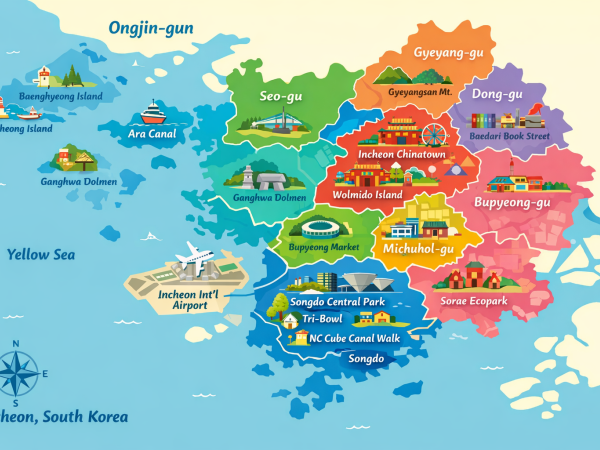 เที่ยวเกาหลีใต้ อินชอน (Incheon) ข้อมูล