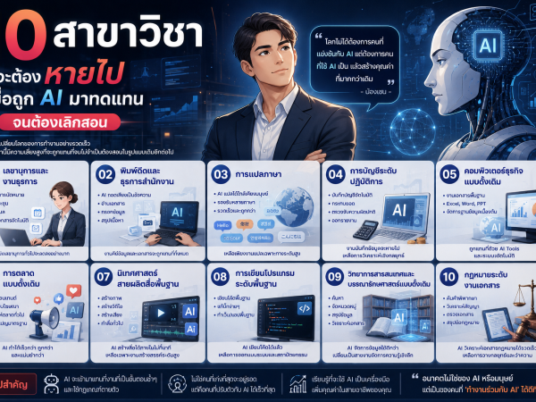ai สาขาวิชาที่ควรเพิ่มการสอน AI ในอนาคต