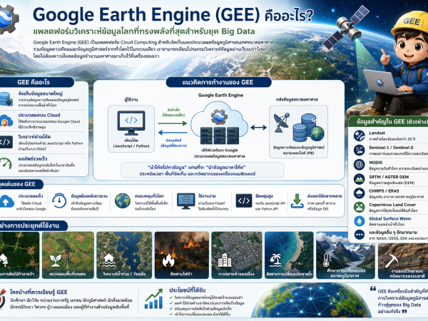 GEE101-02 Google Earth Engine หลักการทำงาน
