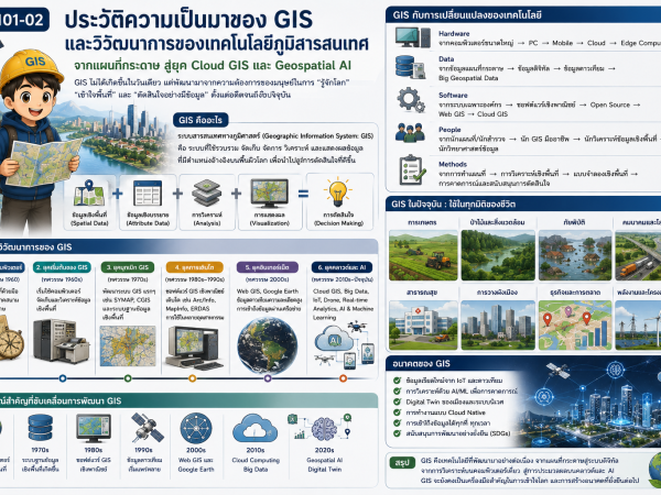 GIS101-03 องค์ประกอบของระบบ GIS