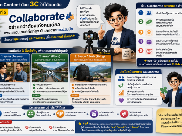 Content-08 คอนเทนต์ที่ดีมักเกิดจากการร่วมมือ