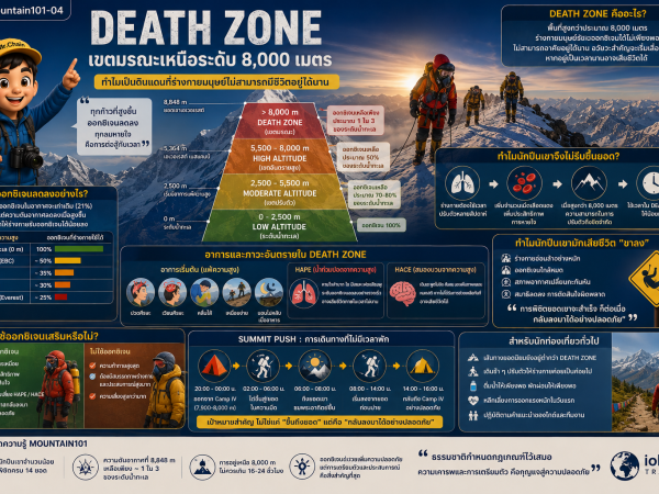 Mountain101-04 เขตมรณะ (Death Zone) เหนือระดับ 8,000 เมตร