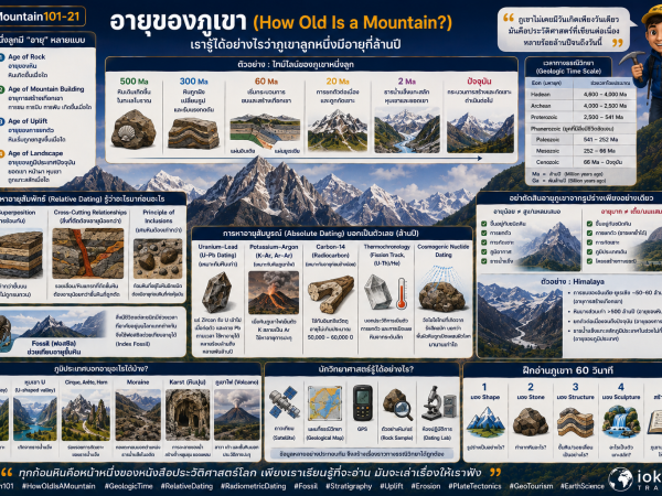 Mountain101-22 วงจรชีวิตของภูเขา (Life Cycle of Mountains) 