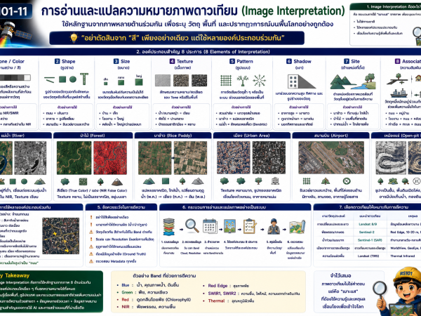 rs101-11 การอ่านและแปลความหมายภาพดาวเทียม (Image Interpretation) 