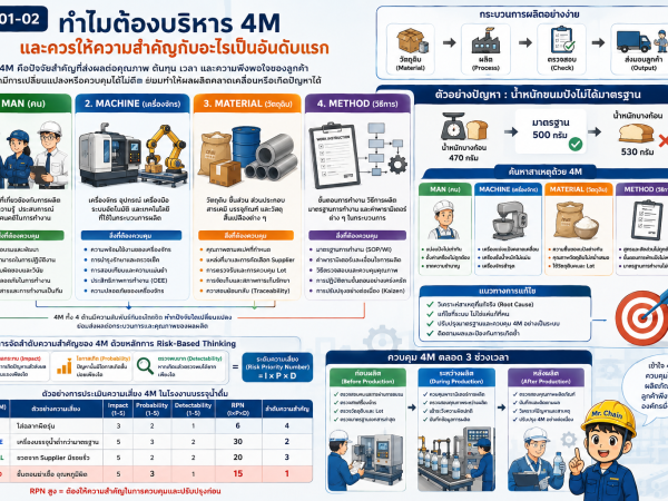 4M101-03 Man – การบริหาร “คน” ในกระบวนการผลิต