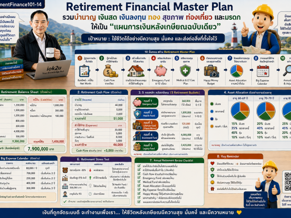 rf-14 แผนแม่บทการเงินหลังเกษียณ (Retirement Financial Master Plan)